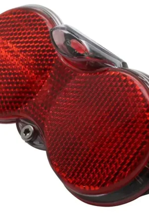 Herrmans batterijgevoed fietsachterlicht op bagagedrager (op kaart) - activeert bij beweging - geleverd met 1 aaa batterij Goggle Xi Gratis Retour